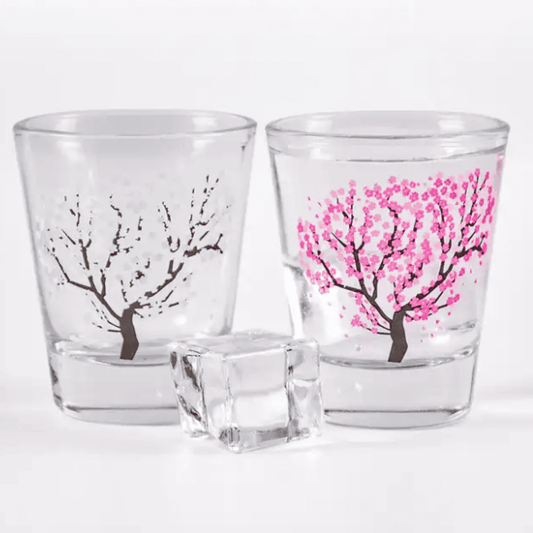 桜盛りカラーチェンジグラス